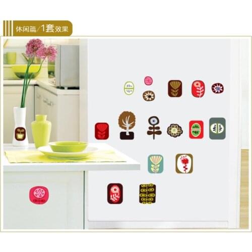 Free Shipping ZY7051 New cartoon plants for childrens room wall stickers nursery wall decor dedicated