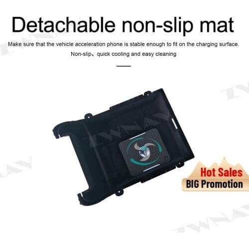 QI car Intelligent Fast wireleess charger for Audi A6 2019 2020 Intelligent Infrared Fast Wireless Charging Car Phone Holder