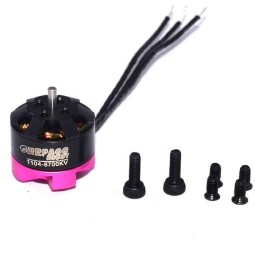 SURPASS HOBBY 1104 8700kv 7000KV 2S Brushless Motor 12 Pole for RC 80 90 100 110 120 130 indoor FPV Racing Drone Quadcopter