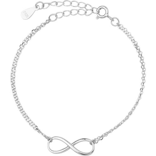 New Fashion 925 Sterling Silver Charm Bracelets Chain Bracelets Pulsera Drop Shipping