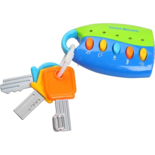 Baby Toy Musical Car Key educational Flash Toy Play Voices Pretend Cars Smart Kids Education Vocal Remote For music Boy Toys