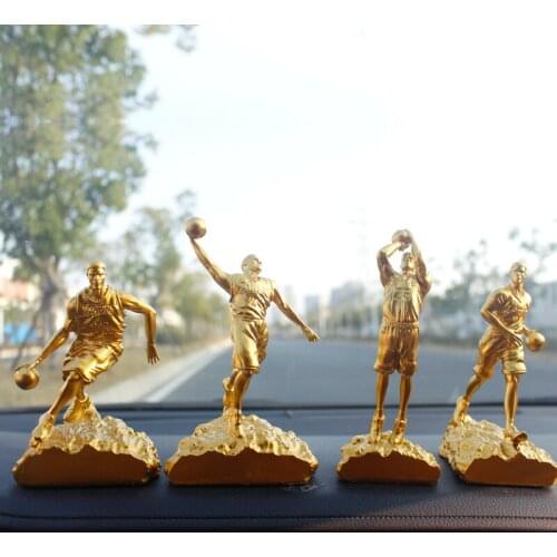 Dunk basketball figures sculpture ornaments lettering custom trophy creative resin car gifts home decorations