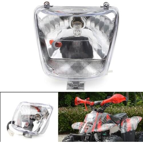 12V 35W Chinese ATV Quad Dirt Bike Headlight w/ Bulb Wiring For 50cc 70cc 90cc 110cc SUNL COOLSTER TAOTAO