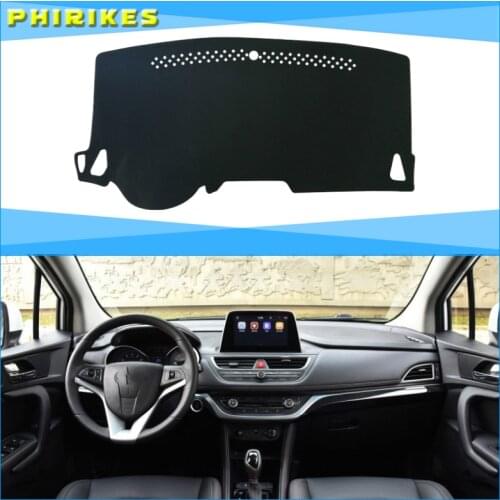 For JAC REFINE S3 2017 2018 Dashboard Cover Sun Shade Non-slip Dash Mat Pad Carpet Car Stickers Interior Accessories