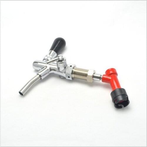 Beer tap faucet, Adjustable pin lock Faucet with chrome plating,homebrew making tap with pin lock