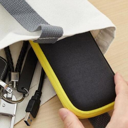 Multifunctional Compact Compartments Student Pencil Bag EVA Pencil Pouch Smooth Zipper Stationery Organizer