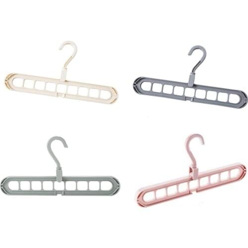 New Creative Rotatable Clothe Rack Multifunctional 9 Hole Coat Hanger Save Space Suitable For Bedroom Apartment