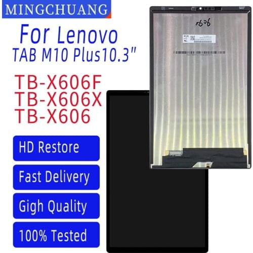 Original New10.3″For Lenovo Tab M10 Plus TB-X606F TB-X606X TB-X606 LCD Display Touch Screen Digitizer Assembly Replacement Parts