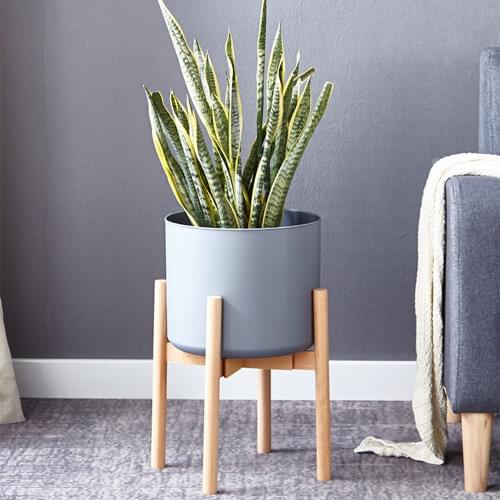 Wood Planter Pot Trays Flower Pot Rack Strong Free Standing Bonsai Holder Home Garden Indoor Display Plant Stand Shelf new