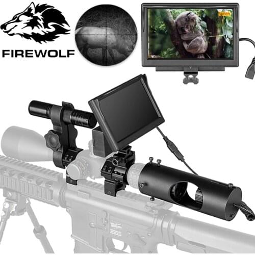 Night Vision Scopes Hunting Optics Sight Tactical 850nm Infrared LED IR Infrared Camera Waterproof Night Vision Device Hunting