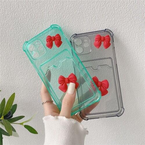 Shockproof Silicone Phone Case iPhone 11 12 Pro Xs Max Lens Protective Case iPhone SE X Xr 7 8 Plus Card Protective Back Cover