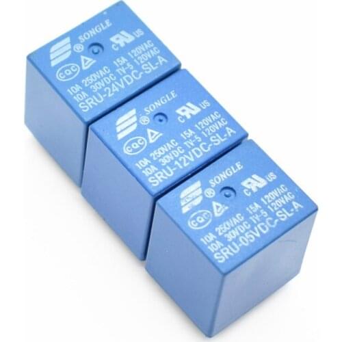 Power Relays SRU-05VDC-SL-A SRU-12VDC-SL-A SRU-24VDC-SL-A 4PIN Relay Wholesale Price