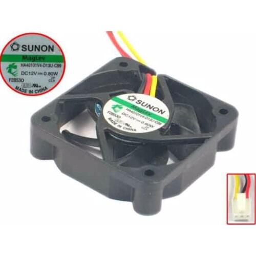 SUNON HA40101V4-D13U-C99 DC 12V 0.80W 40x40x10mm Server Cooling Fan