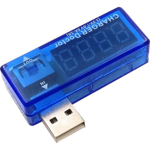 USB Digital Charging Current and Voltage Tester Mobile Power USB Voltage Ammeter Charger Data Line Detector