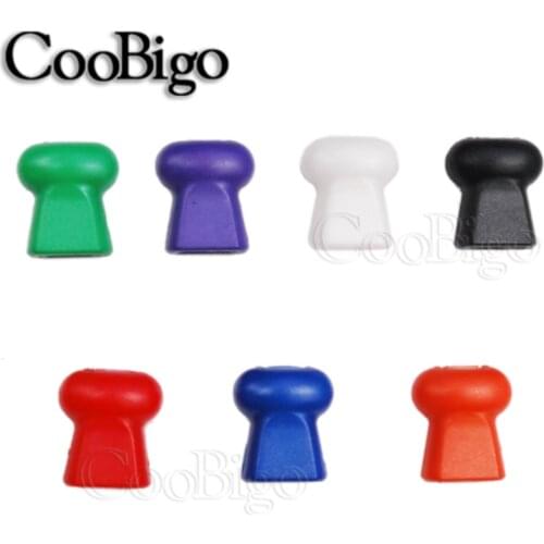 10pcs Cord Ends Zipper Pull Clip Cord Lock Plastic Colorful For Molle Tactical Backpack Shoelace Sportswear Paracord Accessories