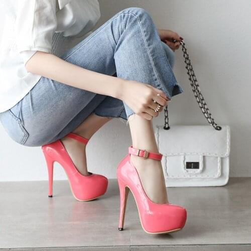 Women Extreme High Heels Platform Shoes Ladies Patent Leathe Plus Size 47 Fetish Stiletto Pumps Womens Shoes Sexy Nightclub