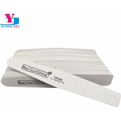 50 Pcs Wooden Nail File Buffer Polishing Block Diamond Wood Sanding Files 180/240 Manicure Nail Art Tool Lixa Eletrica Para Unha