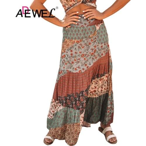 Женские юбки макси ADEWEL China At AliExpress