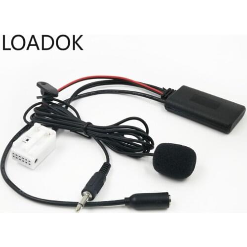 Car Radio RD4 Bluetooth Music AUX Phone Call Handsfree MIC Adapter For Peugeot for RD4 Citroen 12Pin
