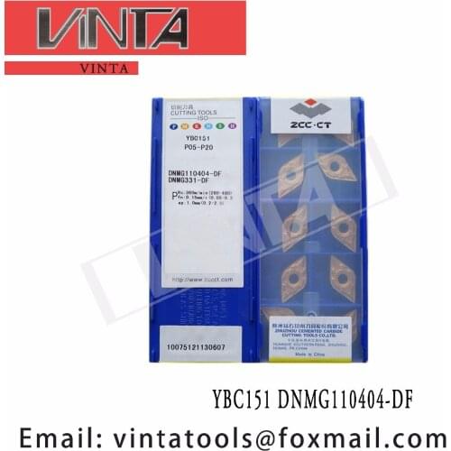 Free shipping high quality YBC151 YBC251 YBC252 DNMG110404-DF cnc carbide turning inserts