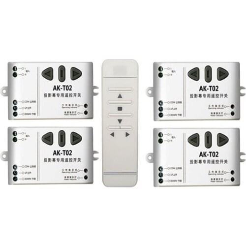 Tubular motor garage door / projection screen / shutters AC 220 V RF Wireless Remote Control switch Digital display screen