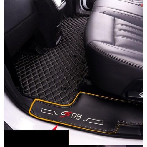 For changan cs95 2017 2018 2019 2020 leather car floor mats rug carpet accessories interior auto foot matten