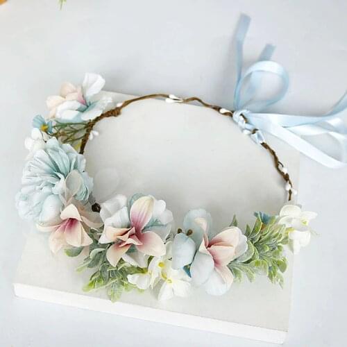 Korean Style Garland Mori Girl Bridal Super Fairy Accessories Princess Girl Holiday Flower Headband
