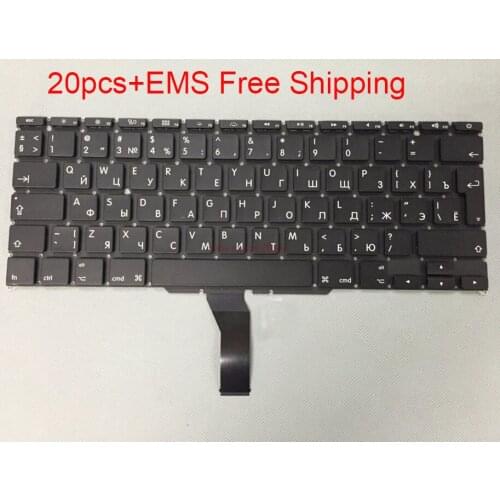 20PCS FREE SHIP A1398 Keyboard For Macbook Pro Retina 15.4-inch Ru Russian Keyboard Year 2012/Early 2013 MC975 MC976 ME664