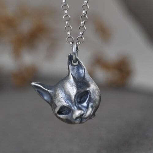 Retro Personality Skull Pendant Necklace Leopard Head Necklace Mens and Womens Necklaces Gothic Punk Party Jewelry