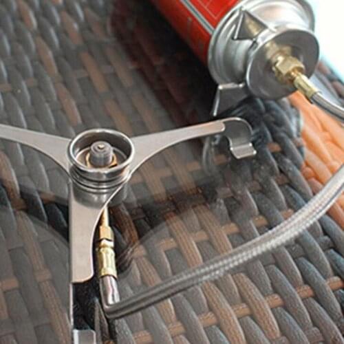 Picnic Camp Split Stove Converter Connector Tank Gas Adapter Incldue Box Burner Conversion Head Long Gas Tank Conversion Head