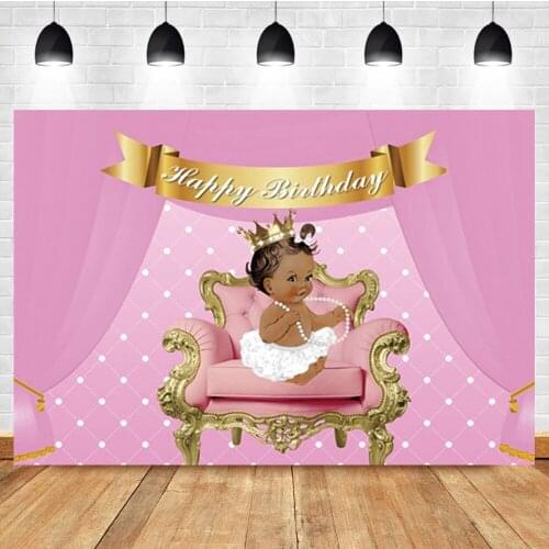 Laeacco Pink Headboard Birthday Photo Background Sofa Baby Show Portrait Photo Photography Backdrop For Photo Studio