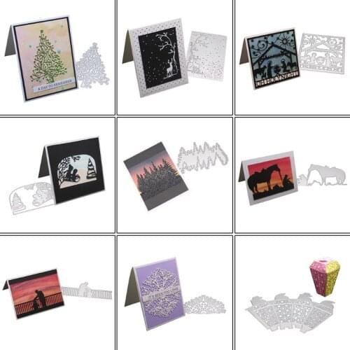 Metal Cutting Dies Stencil DIY Scrapbooking Album Stamp Paper Card Embossing Decor Craft
