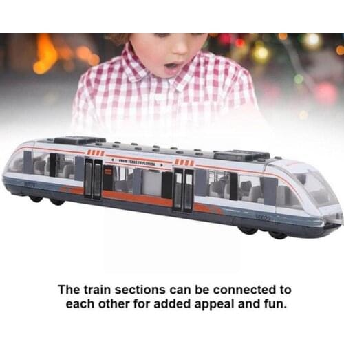 Simulation Alloy Metal High Speed Rail Diecast Train Model Toy Gift Toys Train Toys Boys Educational Model Children Alloy O9Z5