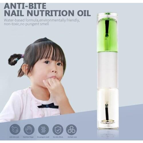 Natural Anti-bite Nail Pens Best For Child Non-Toxic Unisex Not Eating Fingernails Baby Nail Nutrition Oil Nail Art Treatments