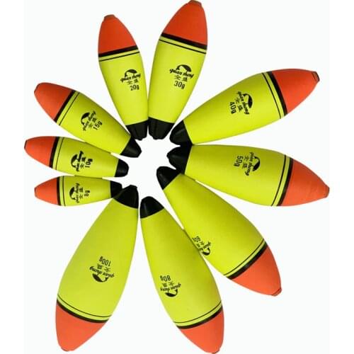 1pc 5g-200g Foam Fishing Float Floating Buoyancy EVA Elastic Boya Fishing Float Rock Fishing Bobber Flotador Peche Boia Tackle