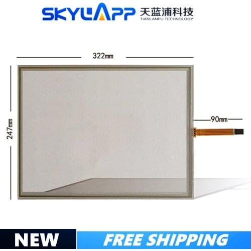 Industrial grade 15''inch 4-wire touch screen industrial display POS cash register ordering machine 322mm*247mm resistive screen