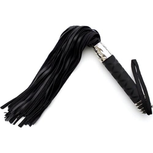 PVC Leather Sex Whip Flogger Fetish Bdsm Sex Toys For Couples Women Spanking Paddle Adult Games Bondage Restraints Sex Product