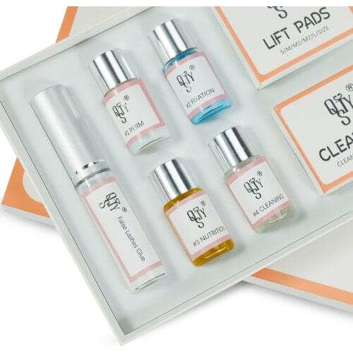 QSTY Lash Lift Kit Eyelash Perming Bulk Eyelash Glue Calia Perm Set Professional Eyelash Lift Make Up For Growth