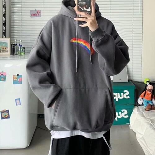 Lgbt Clothes Rainbow Hoodies Women Men Sweatshirts Autumn Causal Female Harajuku Vintage Loose Tops Punk Style Lesbian