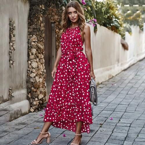 XXOWENLI Red Summer Dresses
