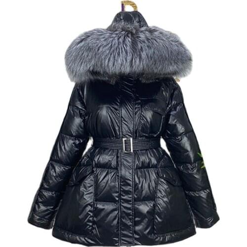 Winter Women Short Puffer Jacket Large Size Hooded Fur Collar Warm Parka 2021 Fashion Womens Down Coat Loose Quilted Jacket