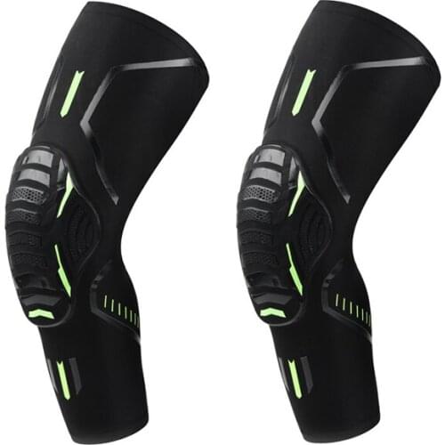 1 Pair Basketball Kneepads Elastic Foam Volleyball Knee Pad Protector Fitness Gear Sports Knee Support Bracers For mtb Climbing