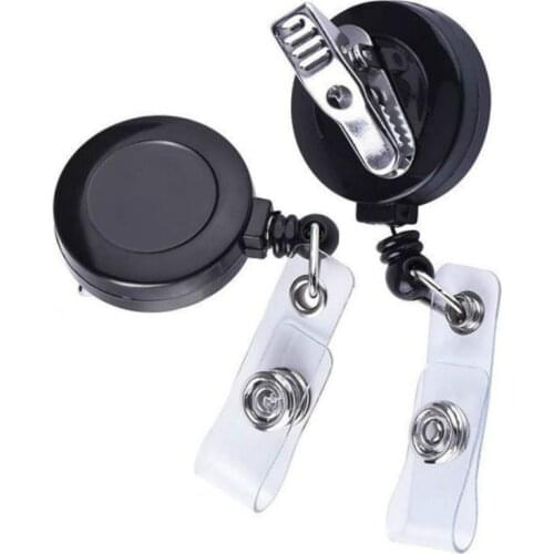 1PC Retractable Work Card Lanyard ID Name Employees Card Badge Reel Clip for Staff Workers Nurse Doctor Press Card Accessories