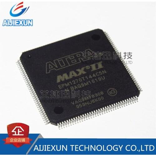 2Pcs EPM1270T144C5N QFP144 IC CPLD 980MC 6.2NS 144TQFP RoHS : Compliant New and original