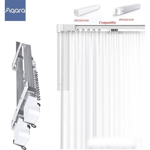 2020 Original Aqara Electric Curtain Track Smart Curtain Rails Control System Customize for Aqara B1/Zigbee Curtain Motor