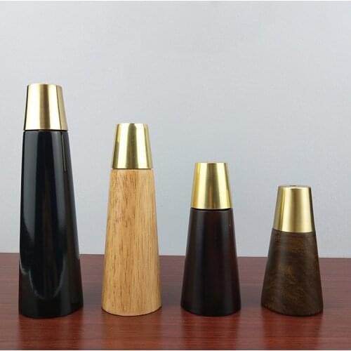 4Pcs Height8-18cm Solid Wood Furniture Legs, Inclined Cone Sofa Bed Cabinet Table and Chair Replacement Feet Sloping Feet