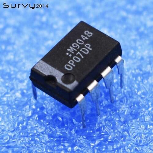 5/10/10 OP07DP Op Amp IC 8 Pin OP07D Electronic Product Compatible Board Electronic Accessories Tantalum diy electronics