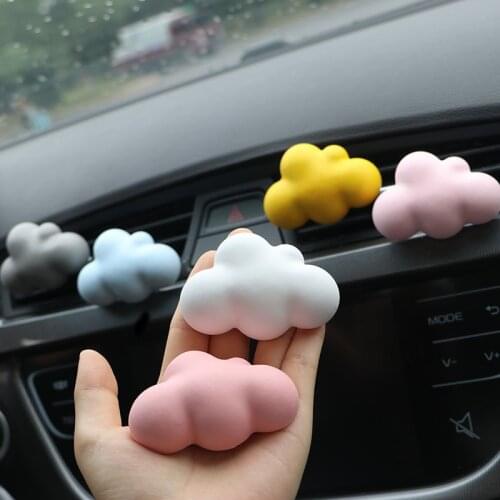 Car Air Outlet Aromatherapy Car Perfume Car Air Conditioning Air Outlet Cloud Aromatherapy Car Interior Decoration Cloud Clip