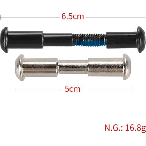 Black White Lock Screws for Xiaomi Mijia M365 Electric Scooter Folding Pair Lock Screw Folding Part Hexagon Lock Screw Accessory