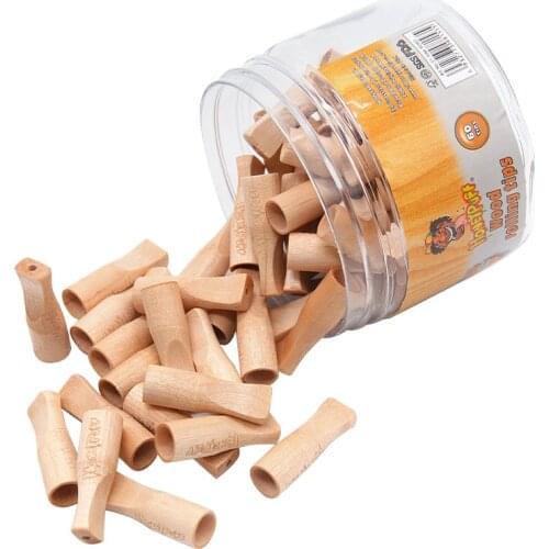 HONEYPUFF Wood Mouthpiece Filter Tips With Natural Wood Flavor Wooden Mouth Filter Tip Cigarette Holder Tobacco Pipe